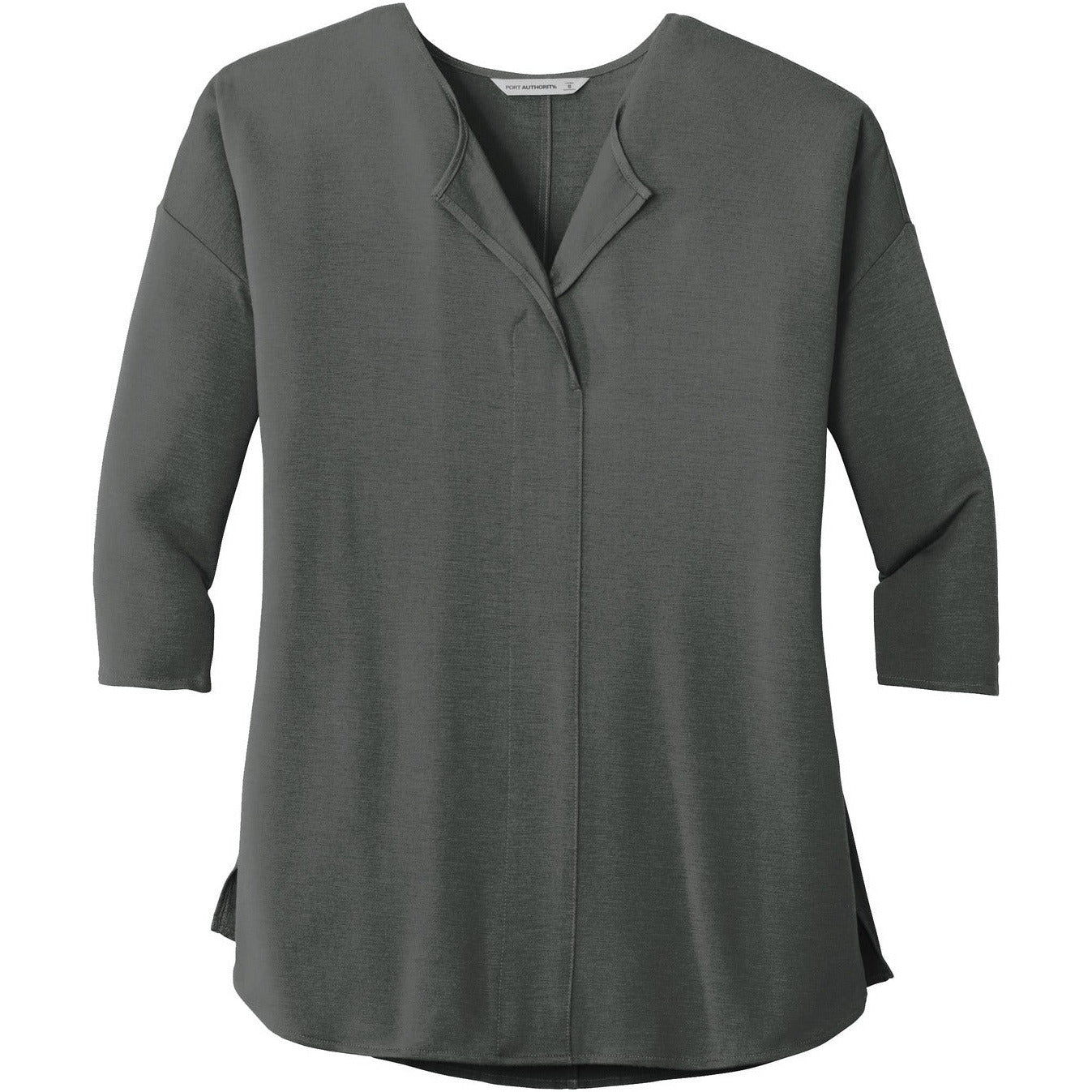 Port Authority® Ladies Concept 3/4-Sleeve Soft Split Neck Top