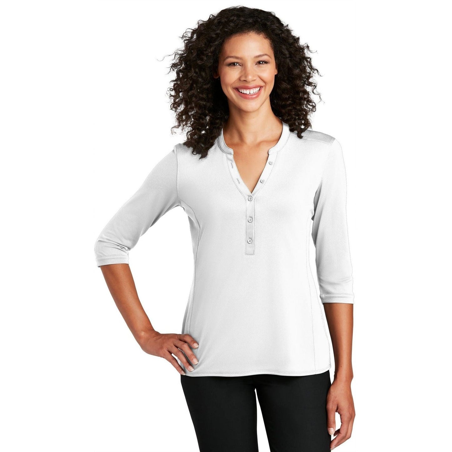 Port Authority ® Ladies UV Choice Pique Henley