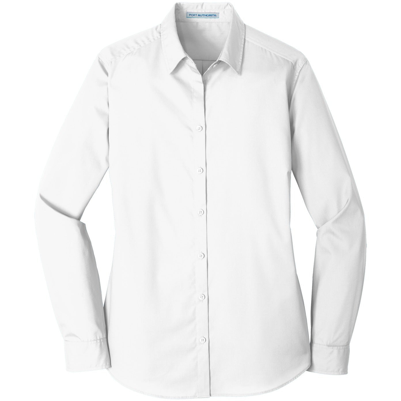 Port Authority® Ladies Long Sleeve Carefree Poplin Shirt