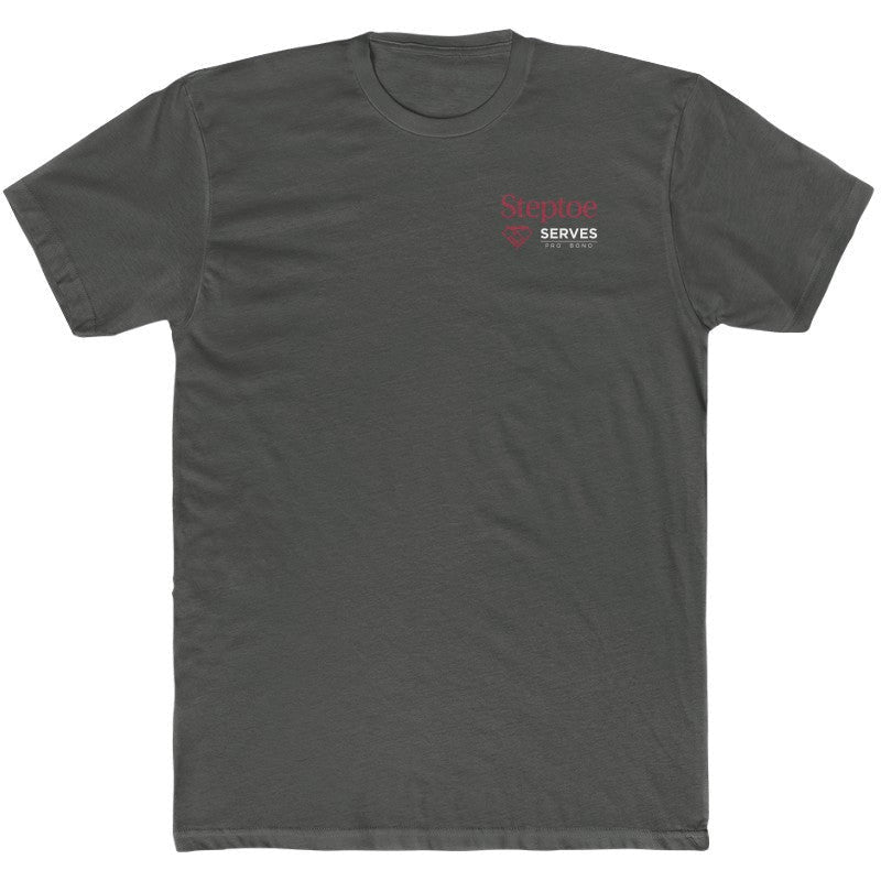 Steptoe Serves Next Level™ Unisex Cotton Crew Tee