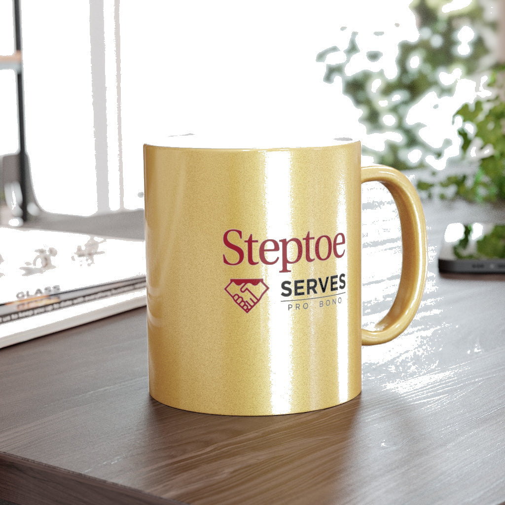 Steptoe Serves Metallic Mug