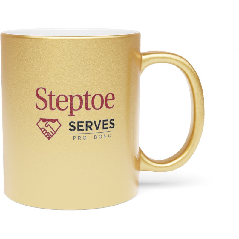 Steptoe Serves Metallic Mug