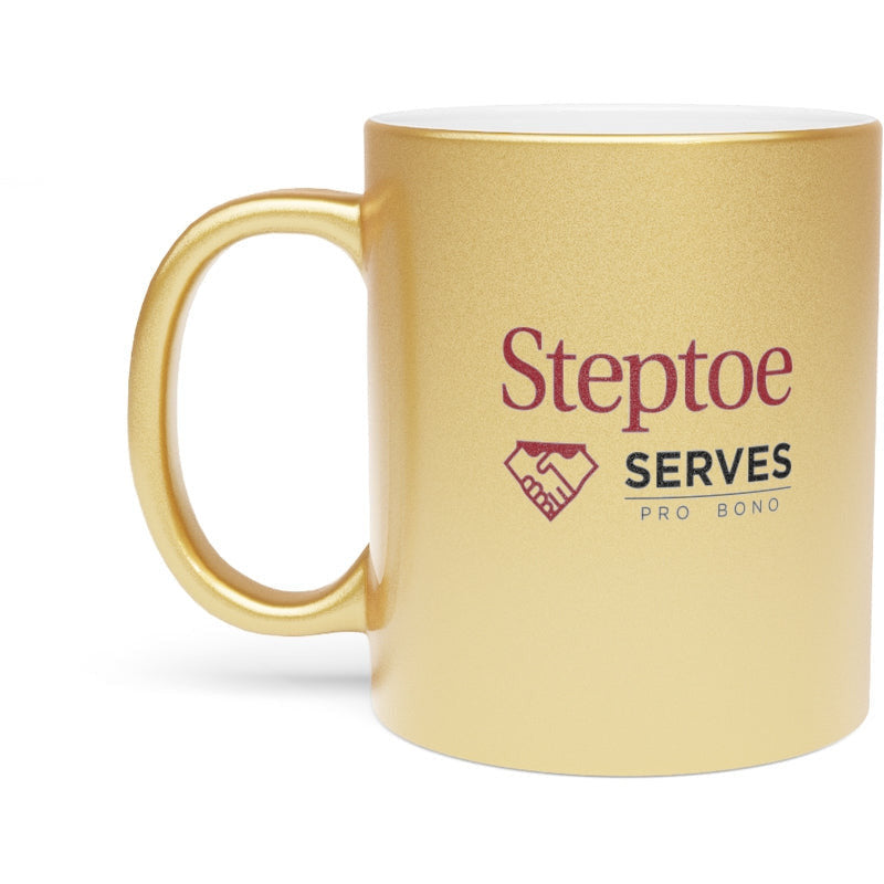 Steptoe Serves Metallic Mug