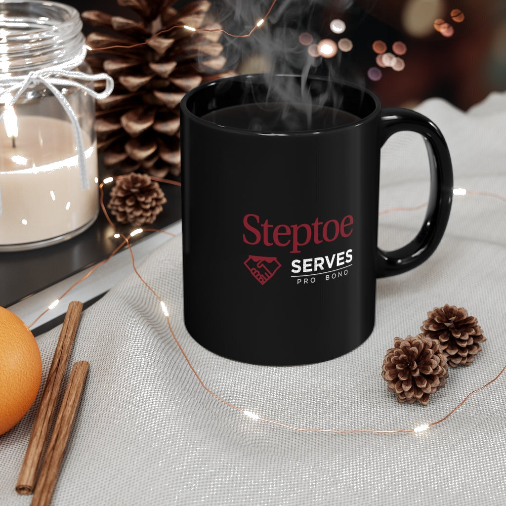 Steptoe Serves 11oz Black Mug