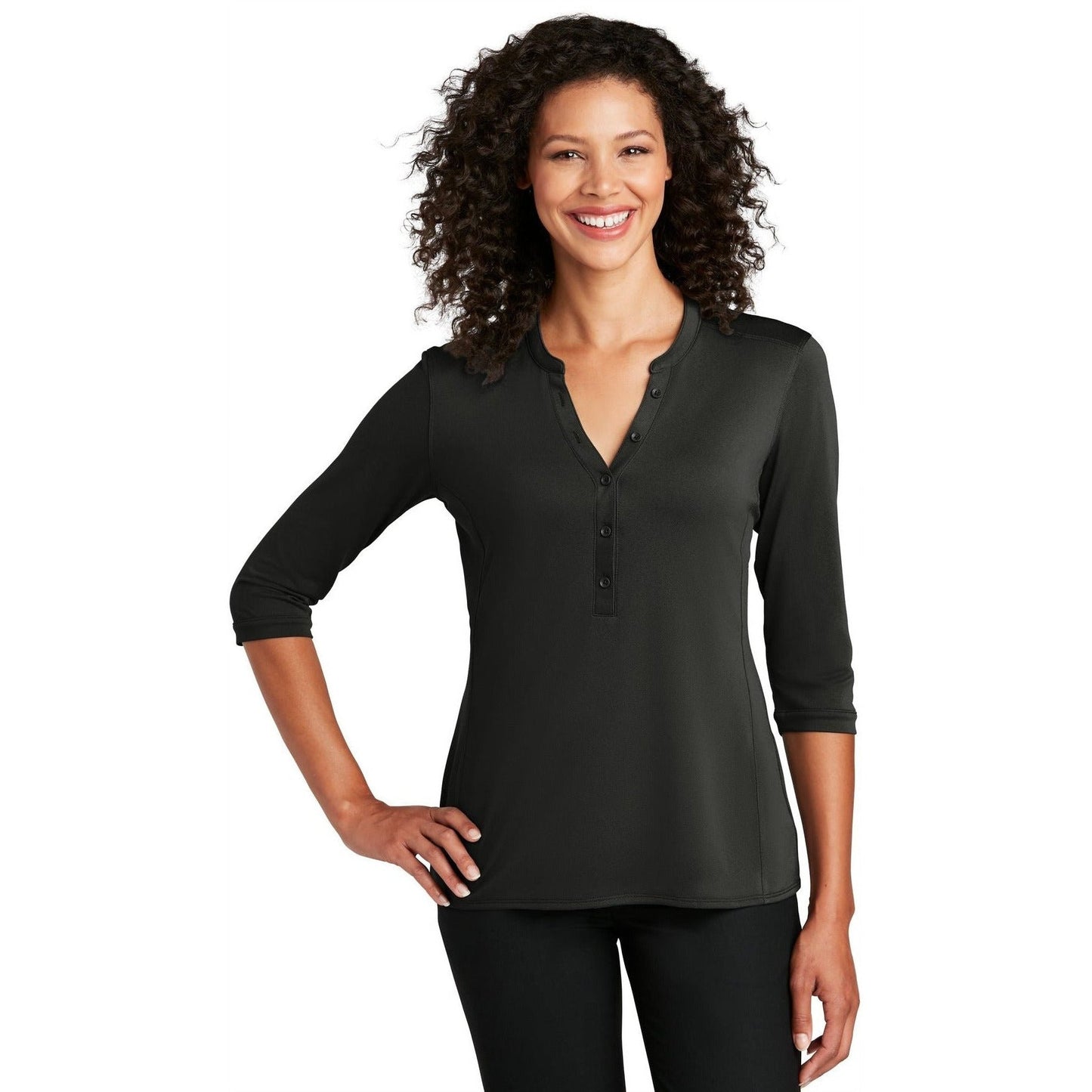 Port Authority ® Ladies UV Choice Pique Henley