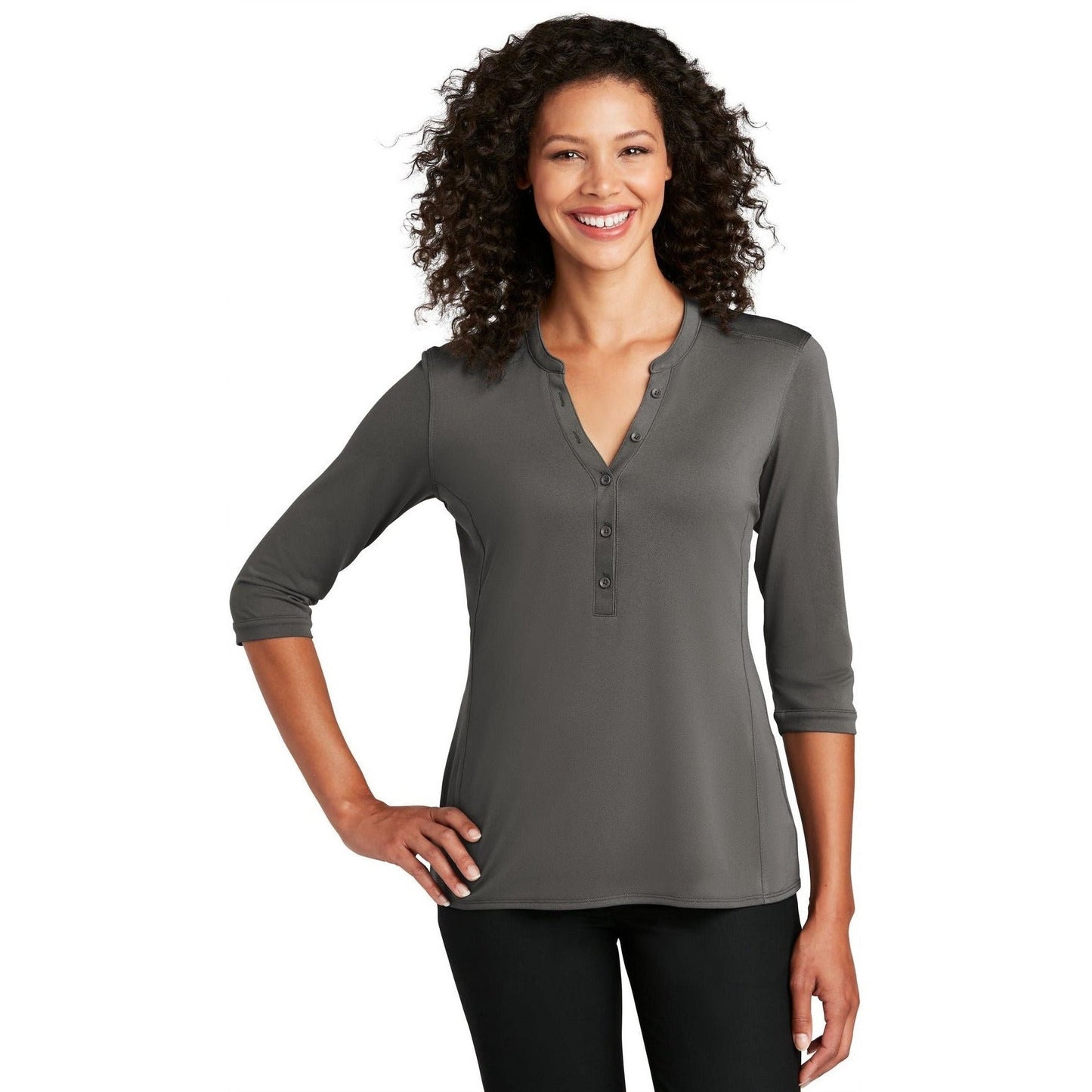 Port Authority ® Ladies UV Choice Pique Henley