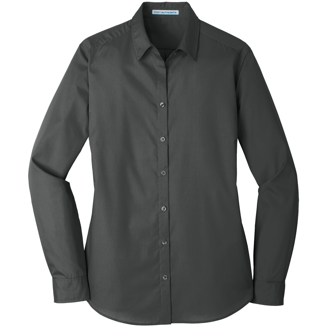 Port Authority® Ladies Long Sleeve Carefree Poplin Shirt