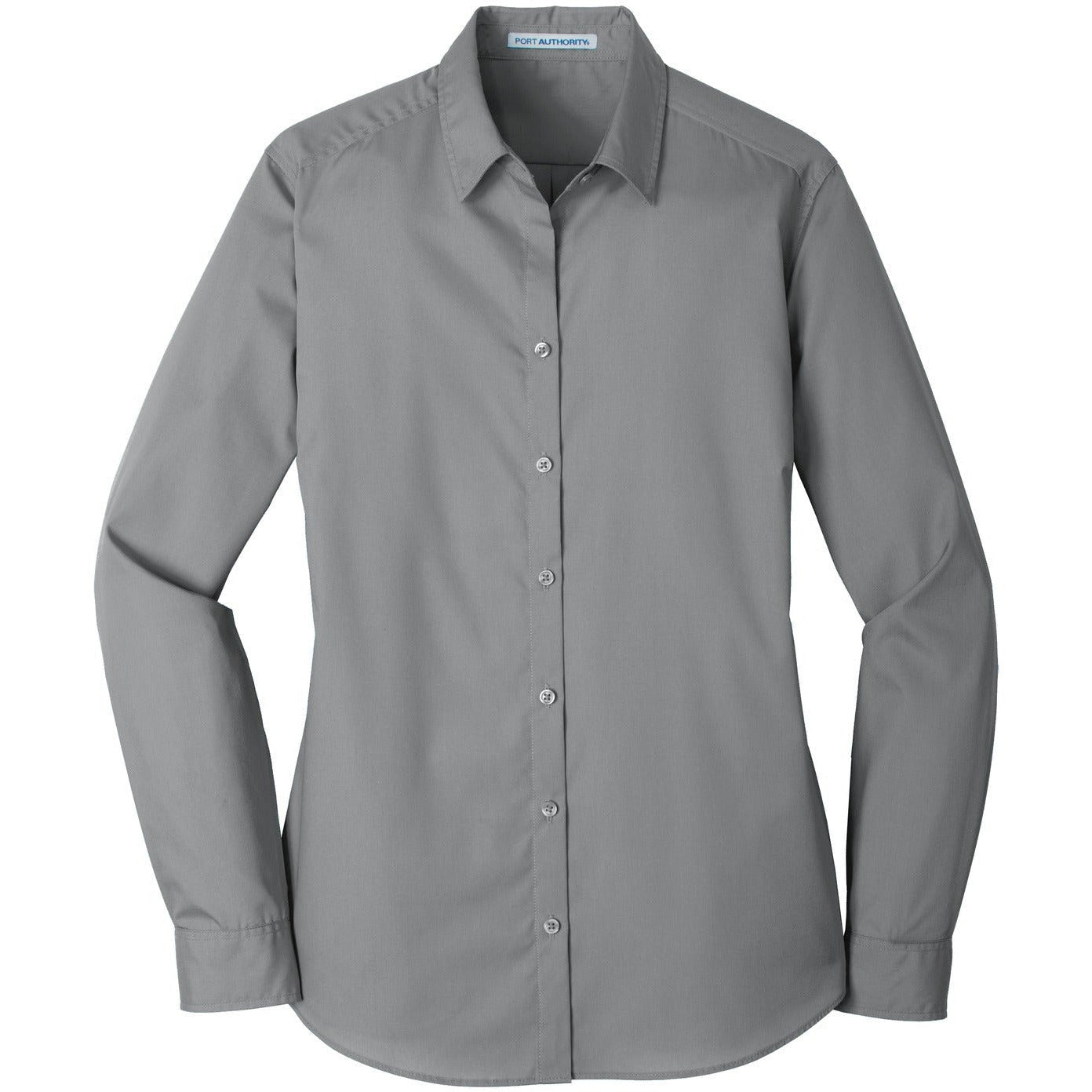 Port Authority® Ladies Long Sleeve Carefree Poplin Shirt