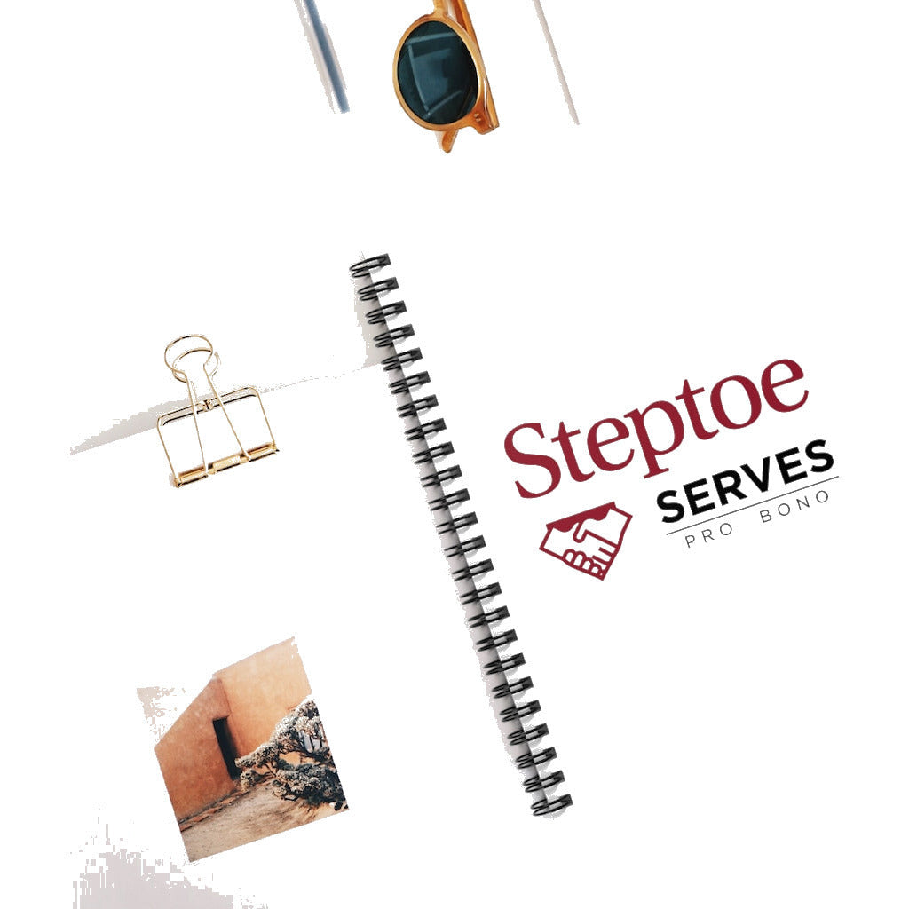 Steptoe Serves Spiral Notebook - Ruled Line
