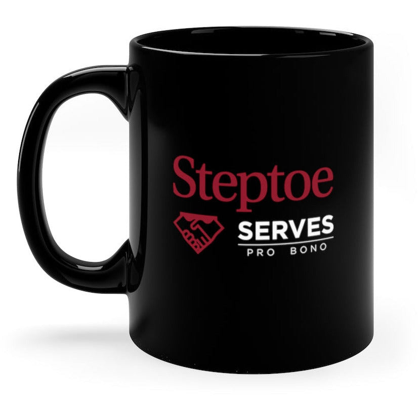 Steptoe Serves 11oz Black Mug