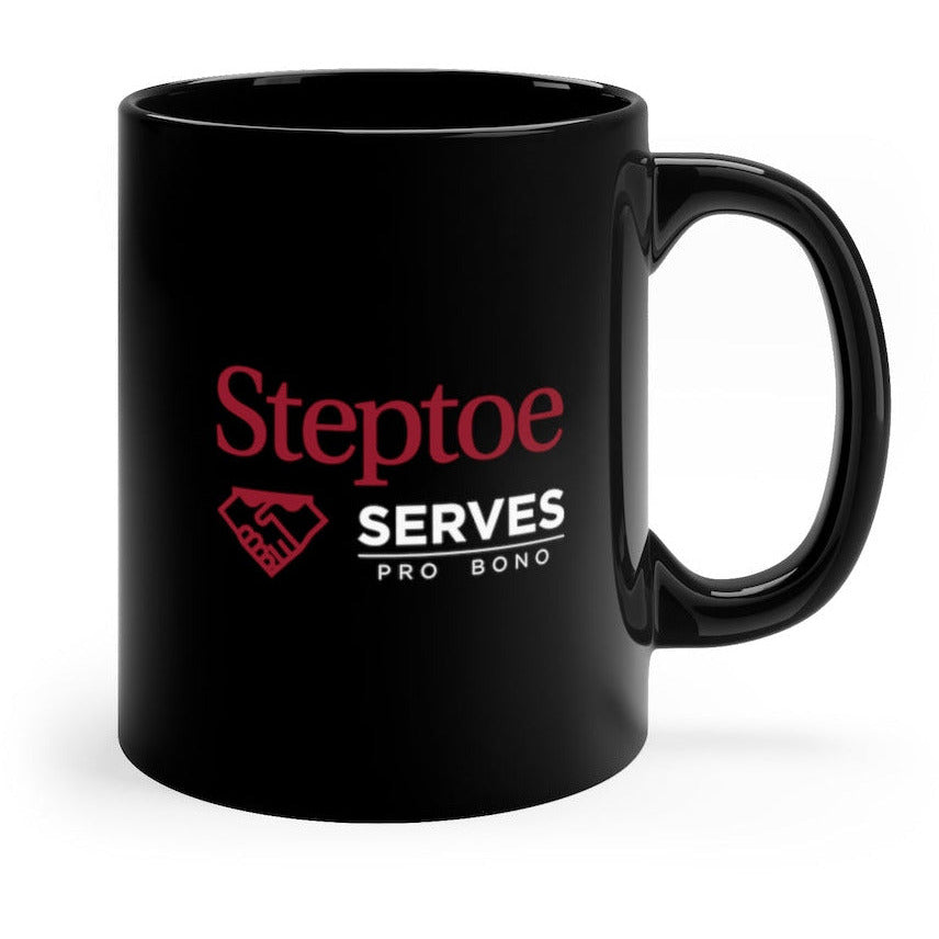 Steptoe Serves 11oz Black Mug